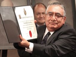 El escritor y poeta zapoteco Víctor de la Cruz ingresó a a la Academia Mexicana de la Lengua. EL UNIVERSAL  /