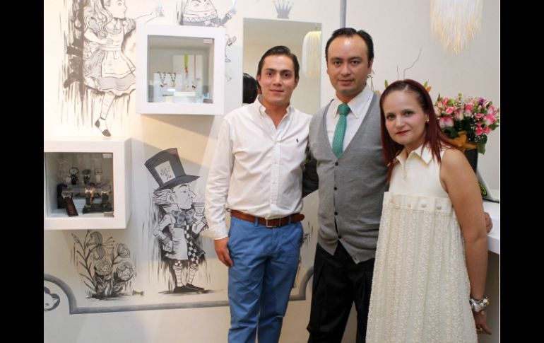 Socios. José Manuel de la Cerda, Oswaldo Ibarra y Ana Paula Guzmán.  /