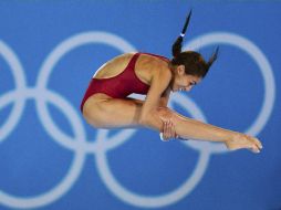 Paola Espinosa tuvo problemas para meterse a la final de plataforma 10 metros. REUTERS  /