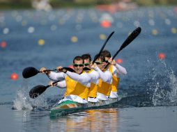 Los australianos (en imagen), sorprendieron a los favoritos húngaros. AFP  /