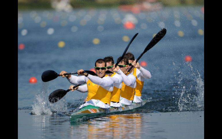 Los australianos (en imagen), sorprendieron a los favoritos húngaros. AFP  /