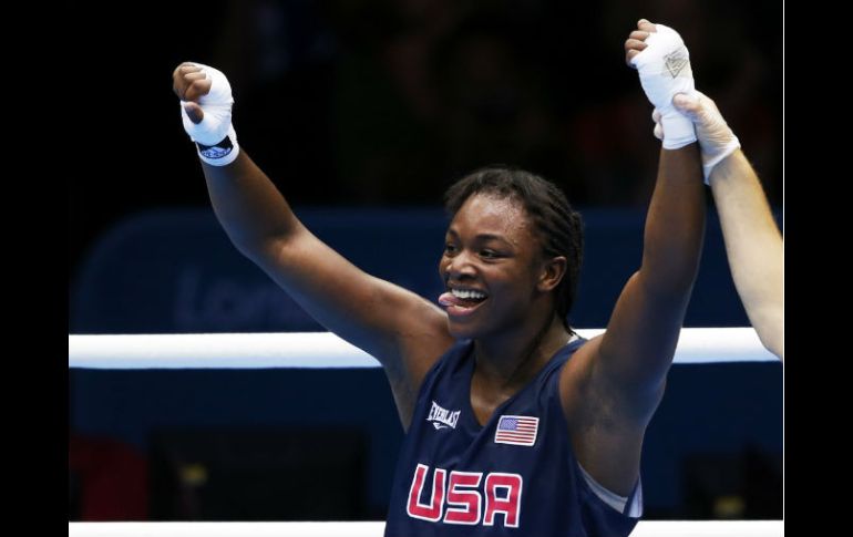 Claressa Shields celebra su victoria. REUTERS  /