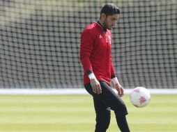 Jesús Corona, en un entrenamiento del equipo Sub-23. EFE  /