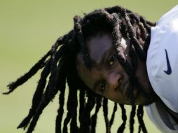 El corredor de los Titanes de Tennessee, Chris Johnson, se siente capaz de destacar ante el ganador de Londres 2012. AP  /