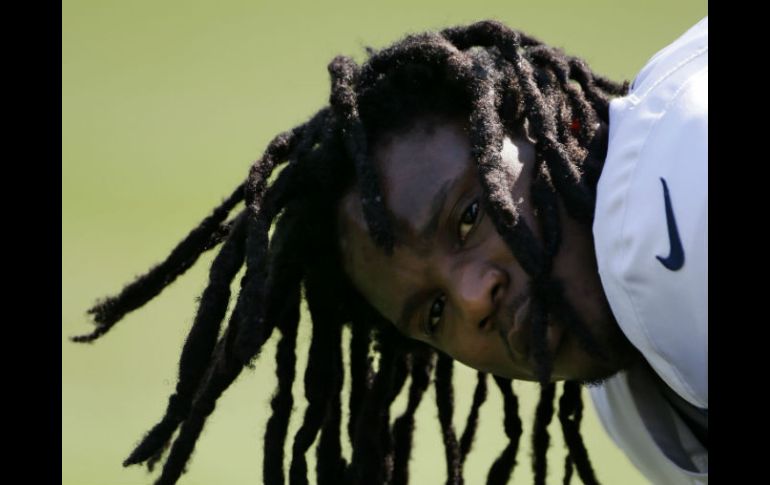 El corredor de los Titanes de Tennessee, Chris Johnson, se siente capaz de destacar ante el ganador de Londres 2012. AP  /