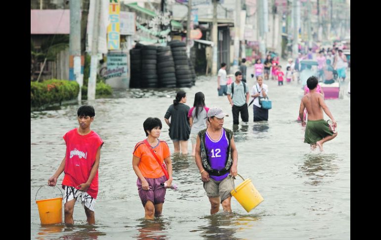 En la ciudad de Manila el saldo hasta el momento es de 26 muertos. AFP  /