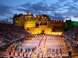 Aspecto de la celebración del Royal Edinburgh Military Tattoo en 2011. ESPECIAL  /