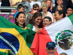 Los fanáticos de México y Brasil se ilusionan con la final de Londres 2012. EFE  /