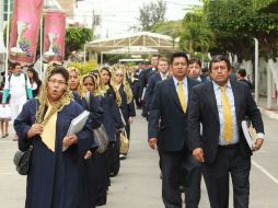 Al momento a la iglesia de La Luz del Mundo han llegado 300 mil invitados.  /