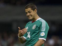 ''Orgullosamente mexicano en las buenas y en las malas!!'' opinó el 'Chicharito'. ARCHIVO  /