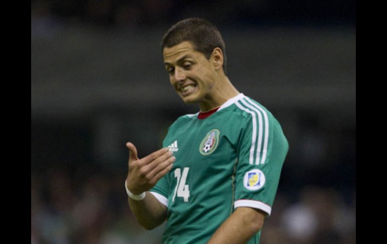 ''Orgullosamente mexicano en las buenas y en las malas!!'' opinó el 'Chicharito'. ARCHIVO  /