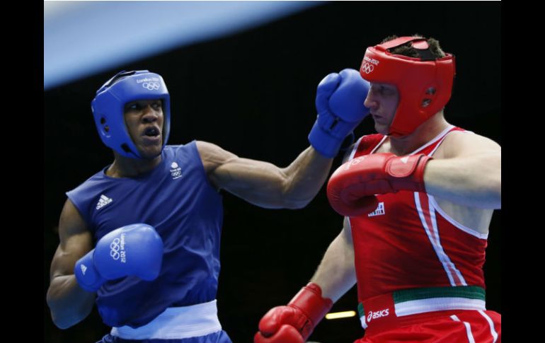 Esta fue la segunda medalla de oro que ganó Gran Bretaña en el boxeo olímpico de Londres. AFP  /