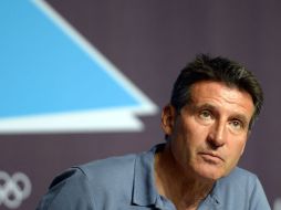 Sebastian Coe, presidente del Comité Organizador, señala que los atletas están ''felices'' por los Juegos. AFP  /