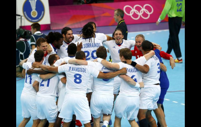 Los franceses celebran su hegemonia en este deporte. REUTERS  /