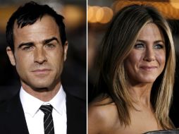 La actriz se comprometió con el guionista y actor Justin Theroux. AP  /