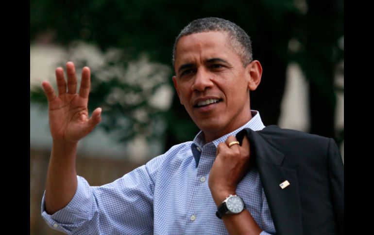 Barack Obama, presidente de los Estados Unidos, quien hizo comentarios jocosos en su reunión con ingenieros de la NASA. AFP  /