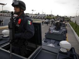 La Policía federal implementa un operativo para reforzar la seguridad en entidades como Michoacán. EL UNIVERSAL  /