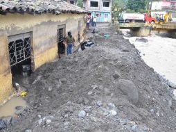 Minicipios de Veracruz resultaron afectados por las lluvias severas provocadas por ''Ernesto''. ARCHIVO  /