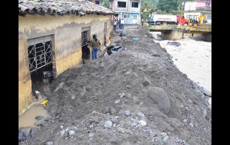 Minicipios de Veracruz resultaron afectados por las lluvias severas provocadas por ''Ernesto''. ARCHIVO  /