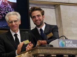 Pattinson se convirtió en el protagonista del arranque de la sesión en Wall Street. En la imagen con David Cronenberg. REUTERS  /