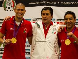 Futbolistas ganadores de la medalla de oro asistirán al reconocimiento. ARCHIVO  /