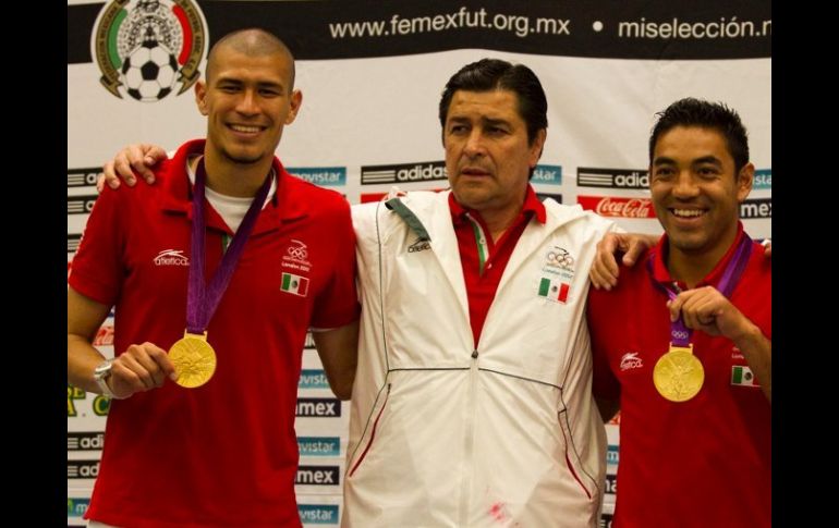 Futbolistas ganadores de la medalla de oro asistirán al reconocimiento. ARCHIVO  /