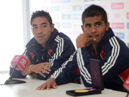 Marco Fabián y Miguel Ponce compartieron su experiencia sobre ganar el oro en Londres 2012.  /