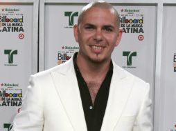 Pitbull lanzará el próximo disco del dúo puertorriqueño de reguetón de Ángel y Khriz. EFE  /