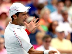 Novak Djokovic, el número dos del mundo, durante una jugada en el torneo. AFP  /