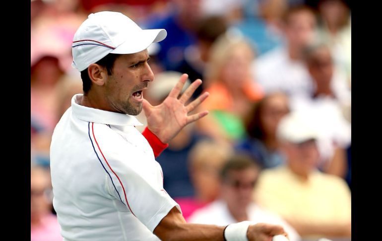 Novak Djokovic, el número dos del mundo, durante una jugada en el torneo. AFP  /