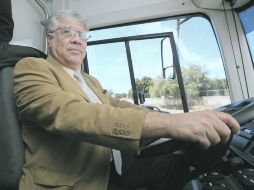 Jorge Humberto Higareda, líder de la Alianza de Camioneros.Según autoridades, orquestó el paro de transporte el pasado lunes.  /