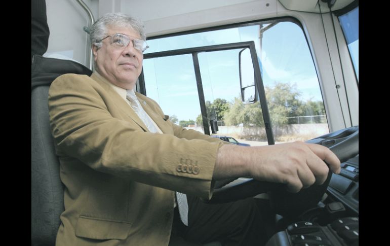 Jorge Humberto Higareda, líder de la Alianza de Camioneros.Según autoridades, orquestó el paro de transporte el pasado lunes.  /