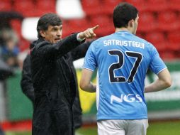 El entrenador osasunista, José Luis Mendilibar, no ofrece pistas sobre sus planes frente al Deportivo. ARCHIVO  /