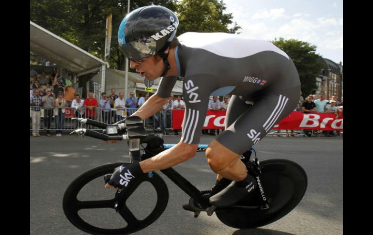 Bradley Wiggins, es campeón del Tour de Francia y líder olímpico en la prueba de contrarreloj. ARCHIVO  /