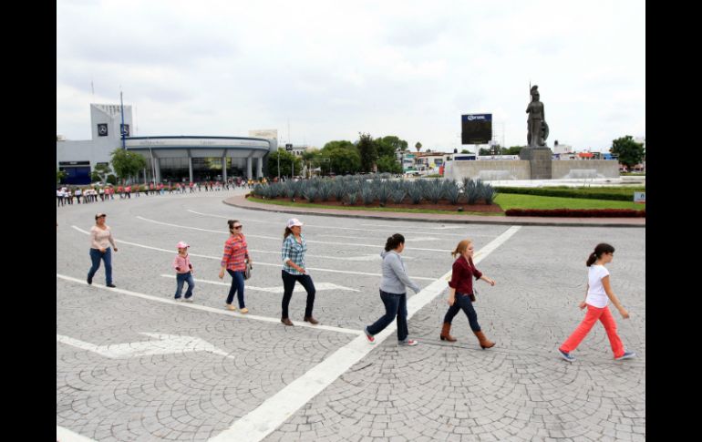 Durante hora y media, los carriles que convergen con La Minerva fueron de las escaramuzas.  /