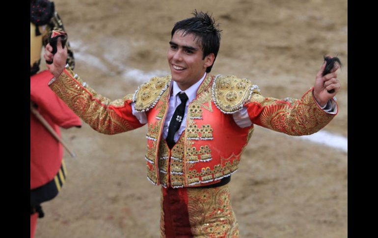 Primera novillada Temporada 2012 en la Plaza de Toros Nuevo Progreso, Ricardo Frausto y 'Titino'.  /