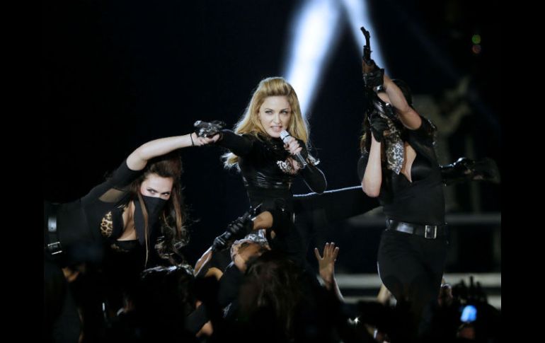 Madonna durante un show en Francia. AFP  /