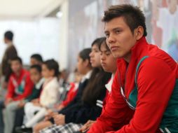 En el evento estuvieron presentes los medallistas de plata, en clavados, en Londres 2012, Iván García y Germán Sánchez (der).  /