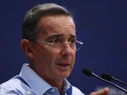 El ex presidente colombiano Álvaro Uribe. ARCHIVO  /