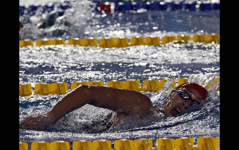 En la natación de aguas abiertas en los Juegos Olímpicos de Londres, Lizeth terminó en el lugar 21. ARCHIVO  /