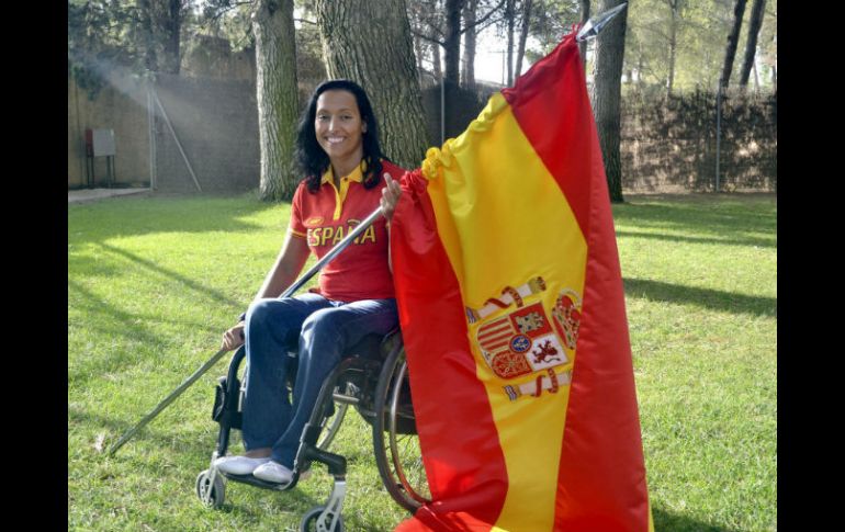 La nadadora paralímpica, Teresa Perales, será la abanderada de España en los Juegos Paralímpicos de Londres. EFE  /