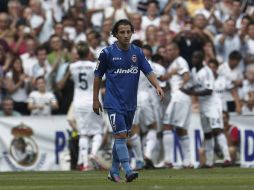 Imagen de Andrés Guardado en su debut con Valencia ante el Real Madrid. ARCHIVO  /