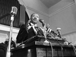 Fotografía de Martin Luther King Jr. el año de 1960; mismo en que fue grabada la entrevista recién descubierta. AP  /