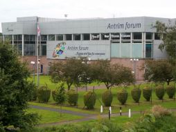 Imagen del Antrim Forum, el sitio de entrenamiento de los atletas paralímpicos de Jornadia. AFP  /