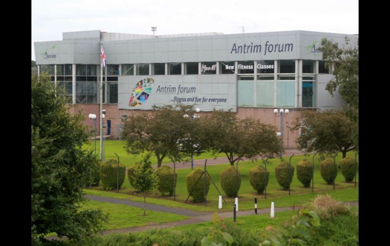 Imagen del Antrim Forum, el sitio de entrenamiento de los atletas paralímpicos de Jornadia. AFP  /