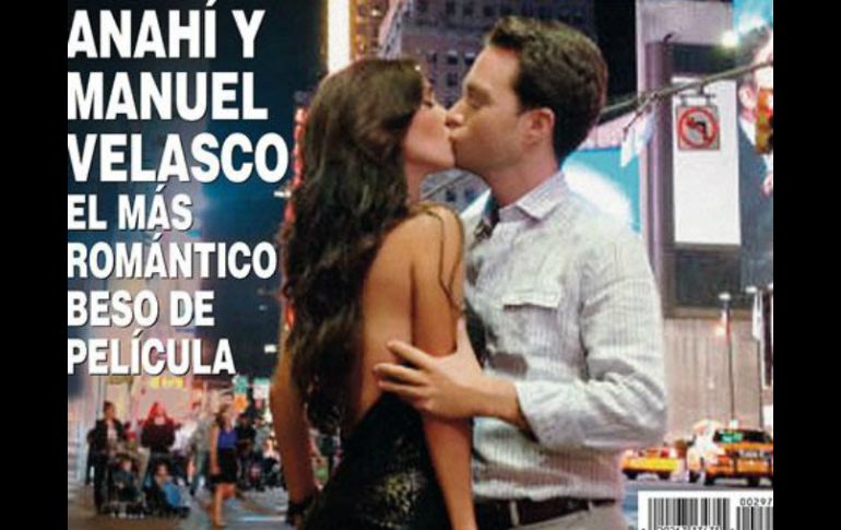 La imagen fue captada en Times Square en Nueva York y es la portada de la revista ''¡Hola!''. ESPECIAL  /