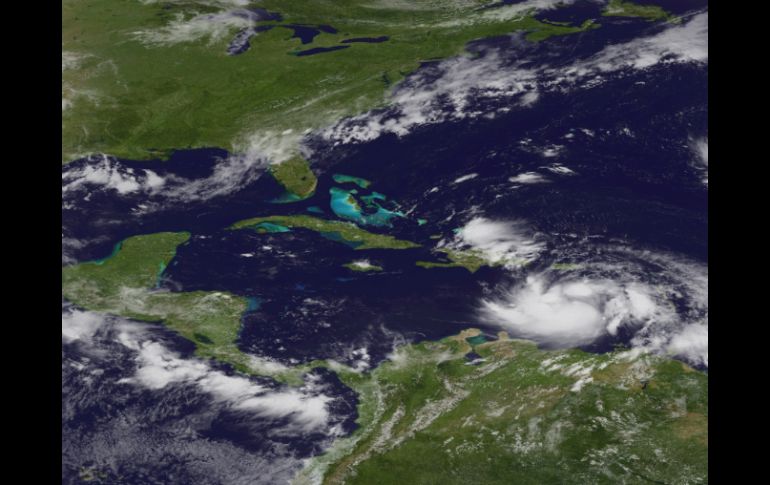 La tormenta tropical Isaac sigue su trayectoria hacia el oeste del Caribe. REUTERS  /