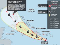 El Estado Mayor Nacional de la Defensa Civil, reportó que 'Isaac' puede comenzar a afectar la región oriental cubana. AP  /