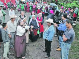 Integrantes de los grupos antagónicos en La Nueva Jerusalén exponen sus posturas. El problema inicio en lo religioso.EL UNIVERSAL  /