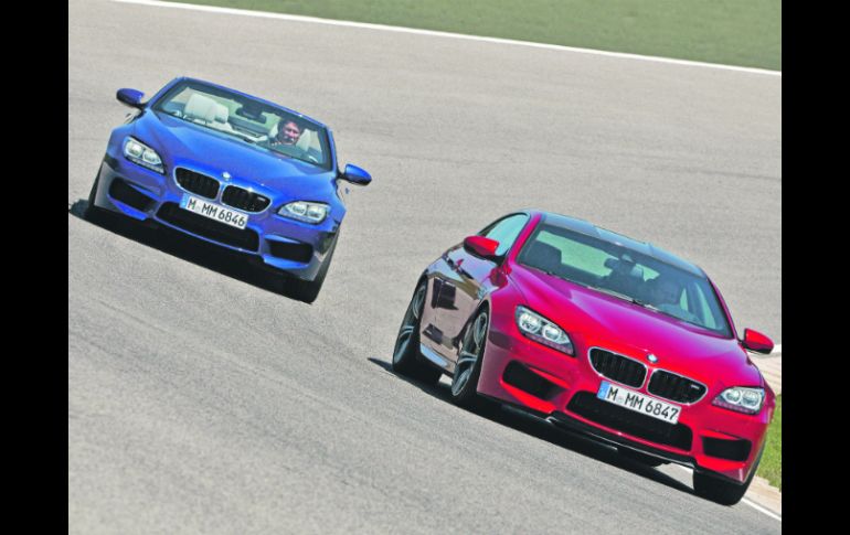 Al límite. En la pista de Laguna Seca probamos el M6 Cupé (derecha); A México también llegará el M6 Convertible.  /